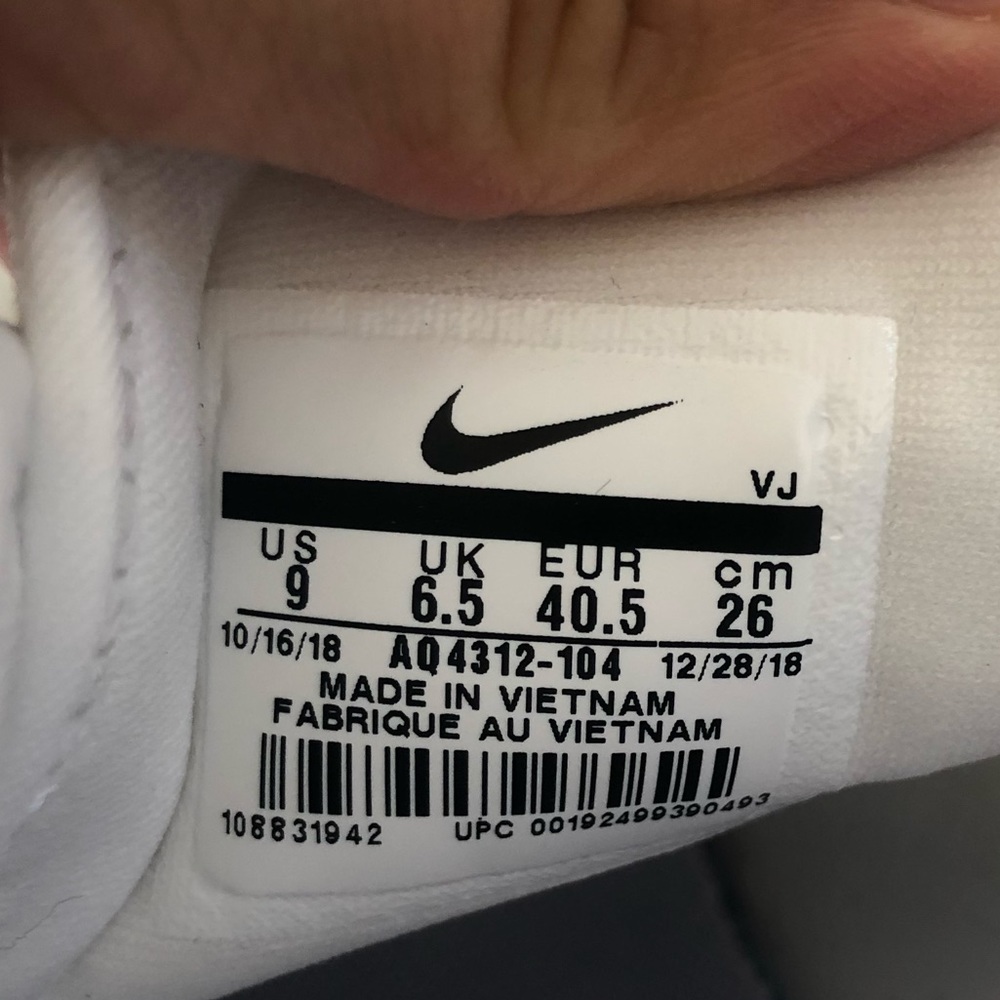 ✔️ New✔️ NIKE wht/purple Air Max DIA SE - Picture 7 of 7
